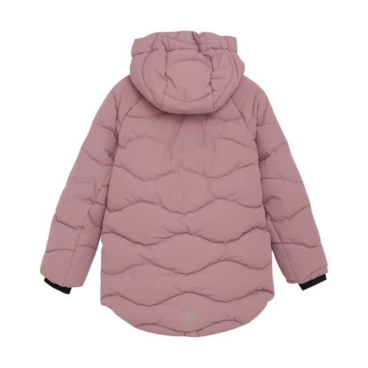 Color Kids - Old Rose Quilted Ski Jacket - 6Y