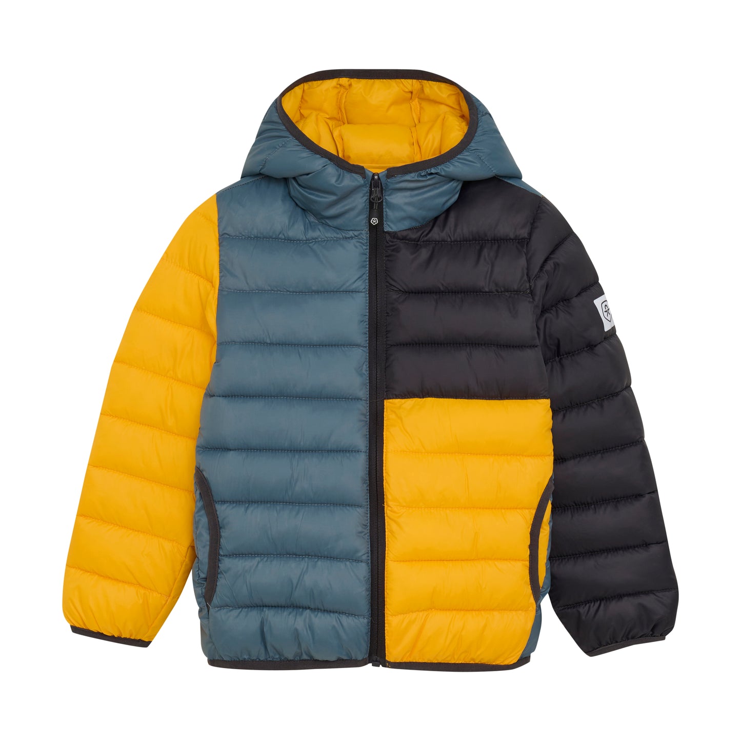 Color Kids - Hooded Quilted Jacket - 6Y