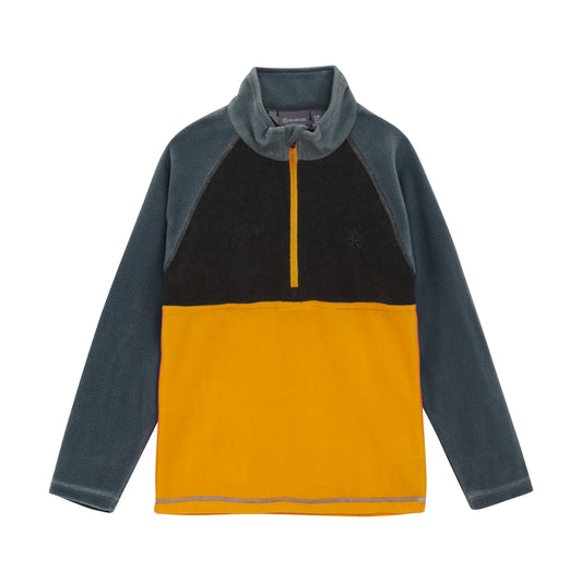 Color Kids - Colorblock Fleece Pullover - 6Y