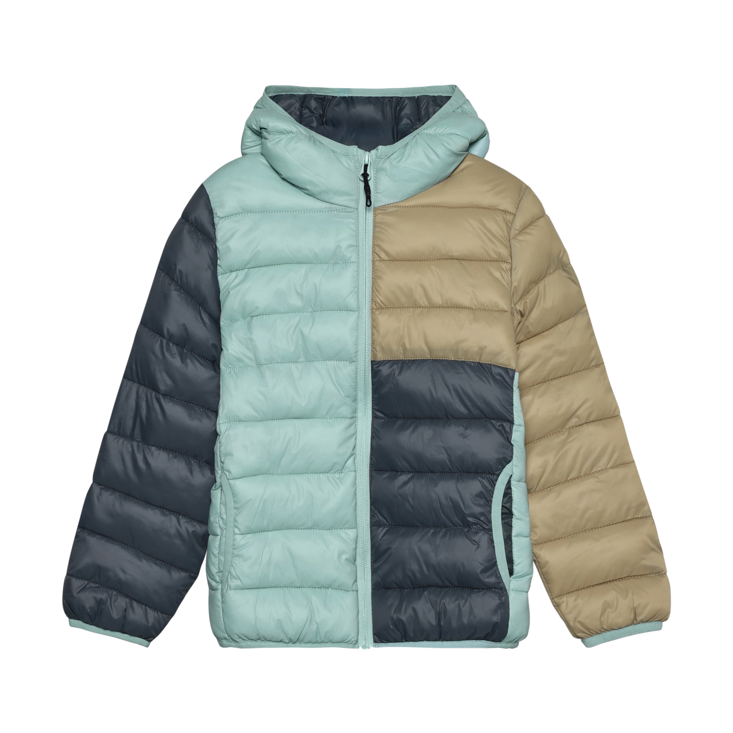 Color Kids - Quilted Puffer Jacket with Hood