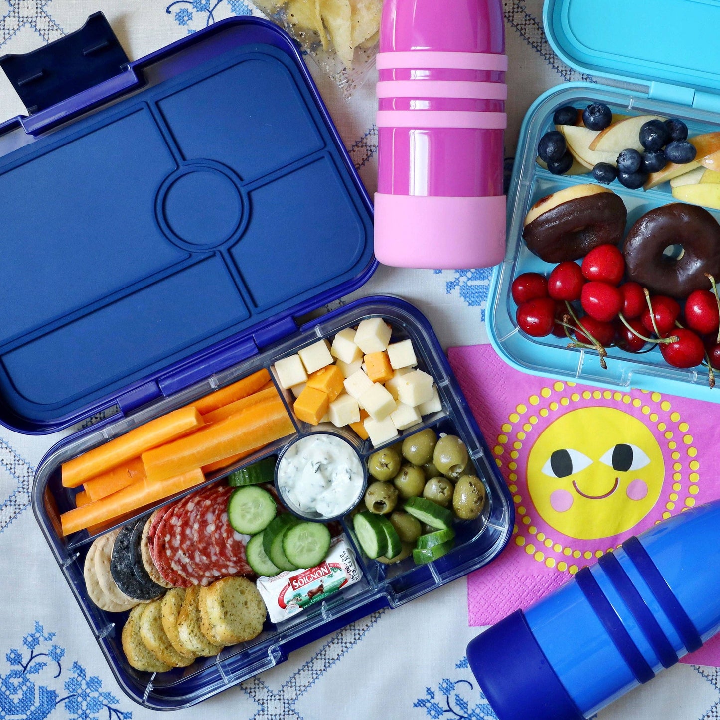 Yumbox - Leakproof Yumbox Tapas Bento Lunch Box - Monte Carlo Blue