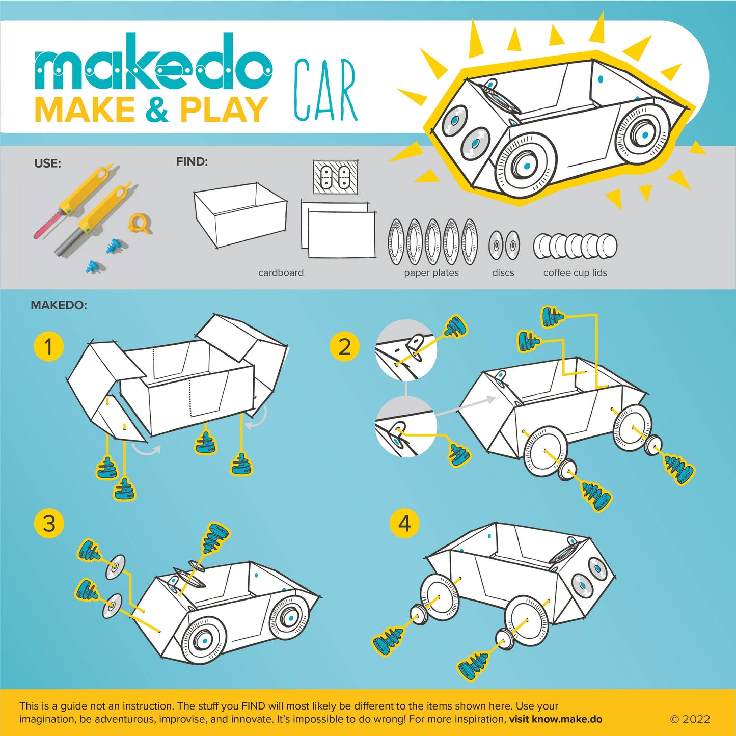 Makedo USA - EXPLORE | Makedo Cardboard Construction Kit