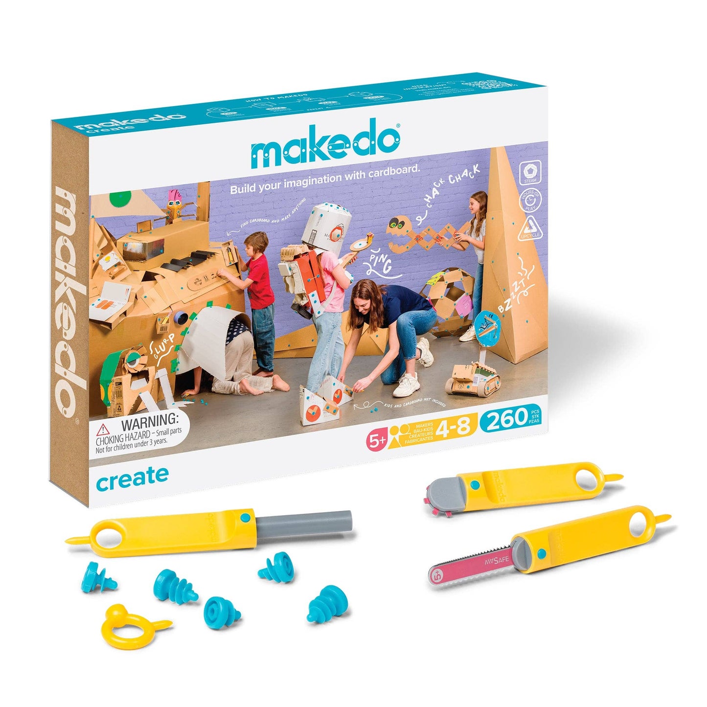 Makedo Create Cardboard Construction Kit