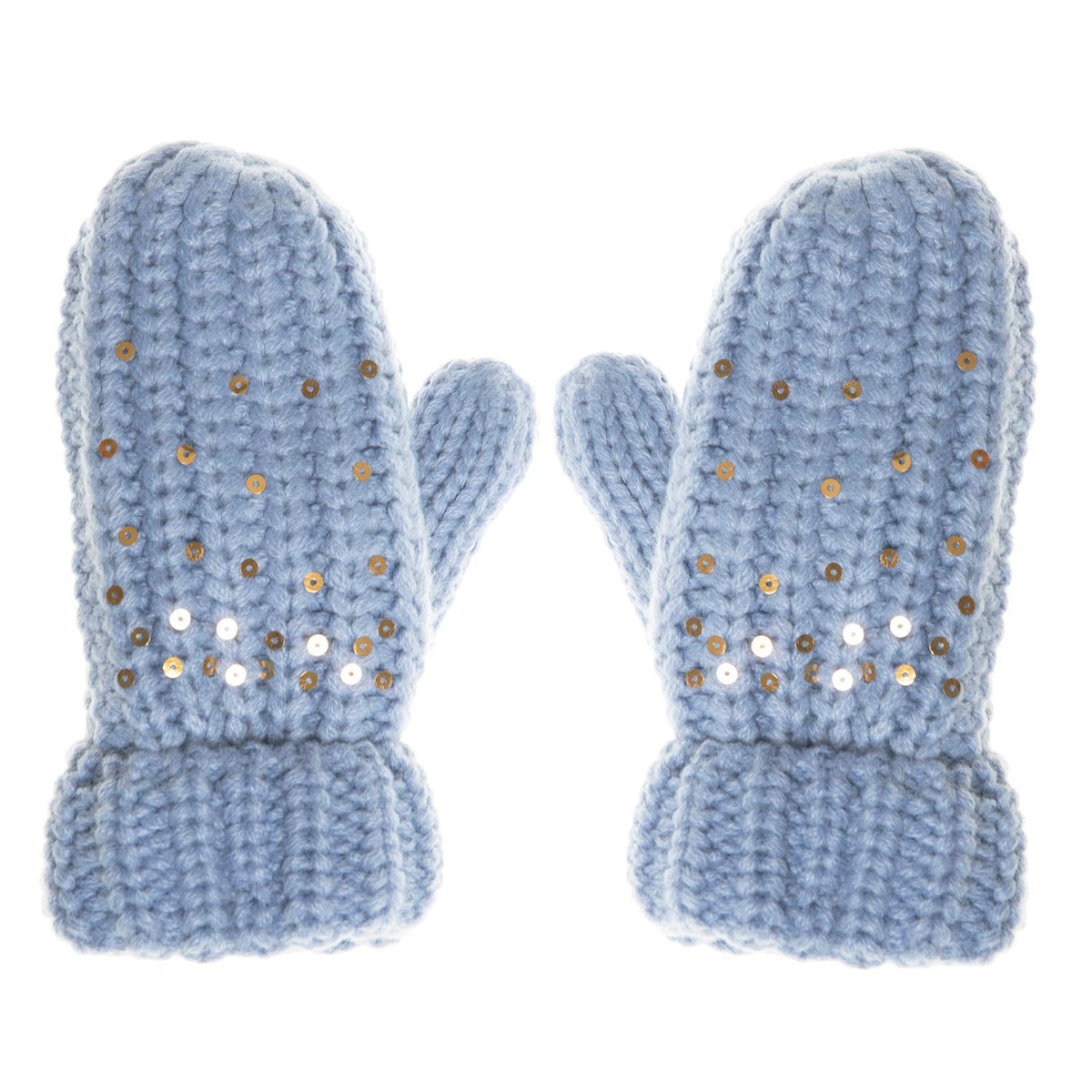 Rockahula - Shimmer Sequin Mittens - Blue