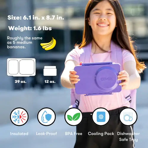 OmieLife - OmieBox UP Bento: Galaxy Purple