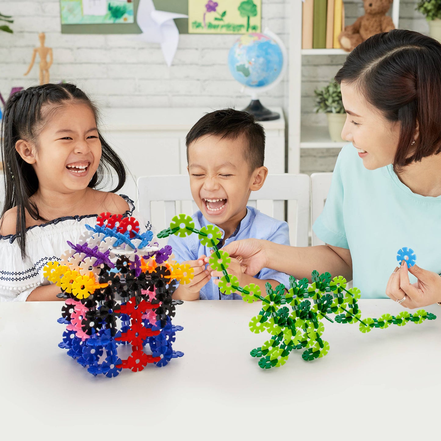 PicassoTiles 600pc Building Interlocking Chips