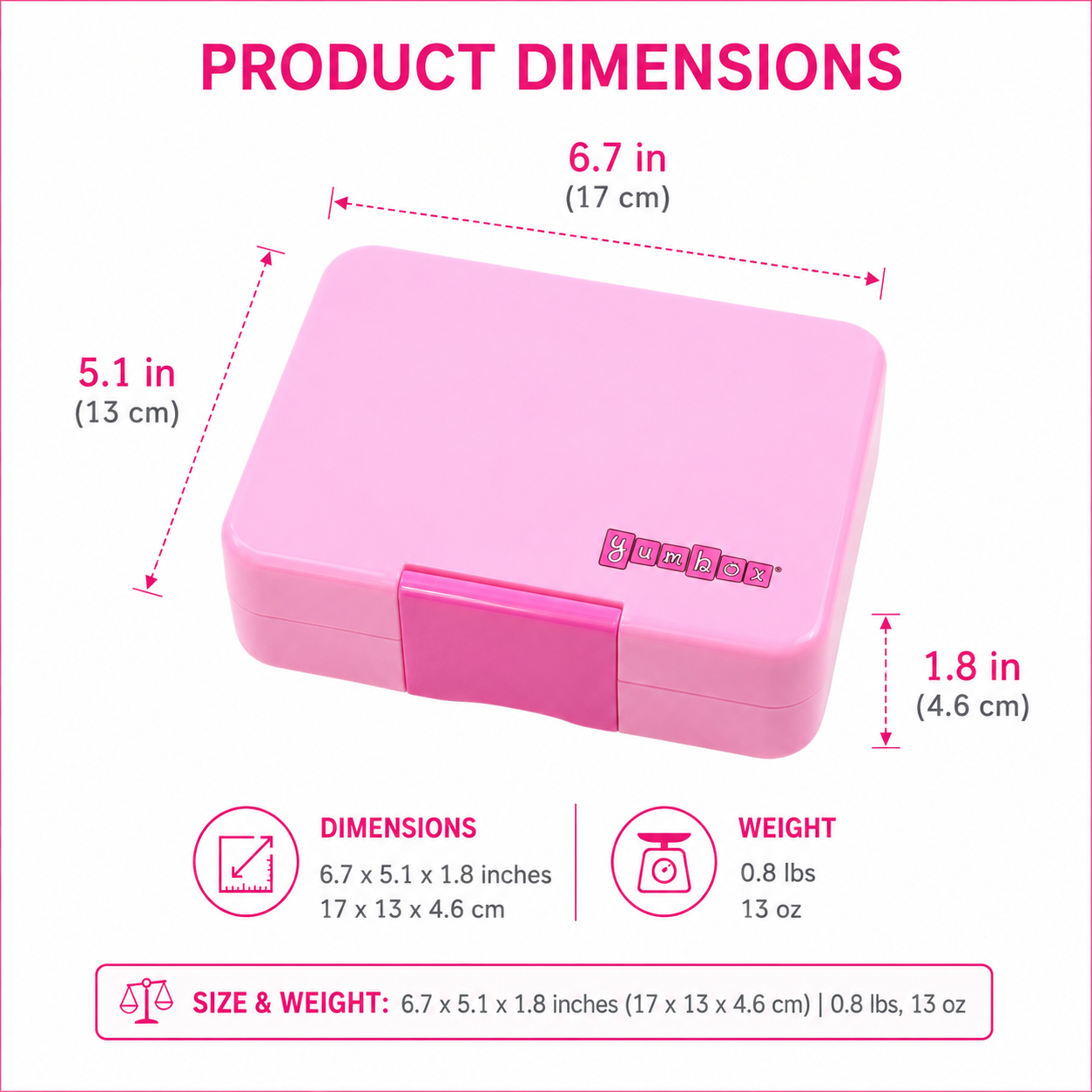 Yumbox - Yumbox Snack - Small Size Bento Lunch Box