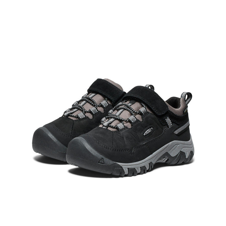 Keen - Targhee IV Waterproof Hiking Shoe - Little Kids -  Black/Steel Grey