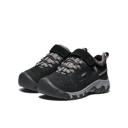 Keen - Targhee IV Waterproof Hiking Shoe - Little Kids -  Black/Steel Grey