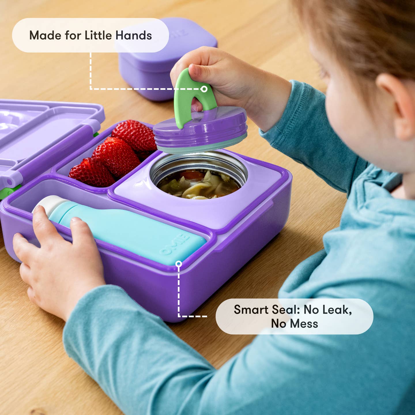 Omielife - OmieBox Bento - Lilac Purple