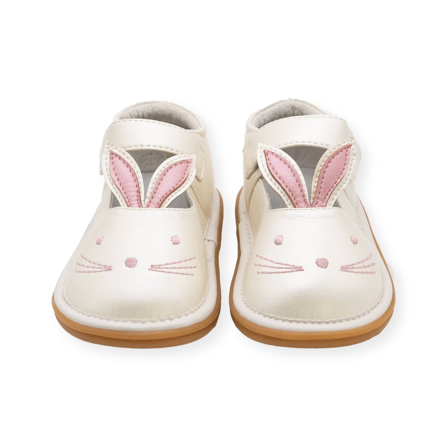 Wee Squeak Bunny Pearl White Shoes