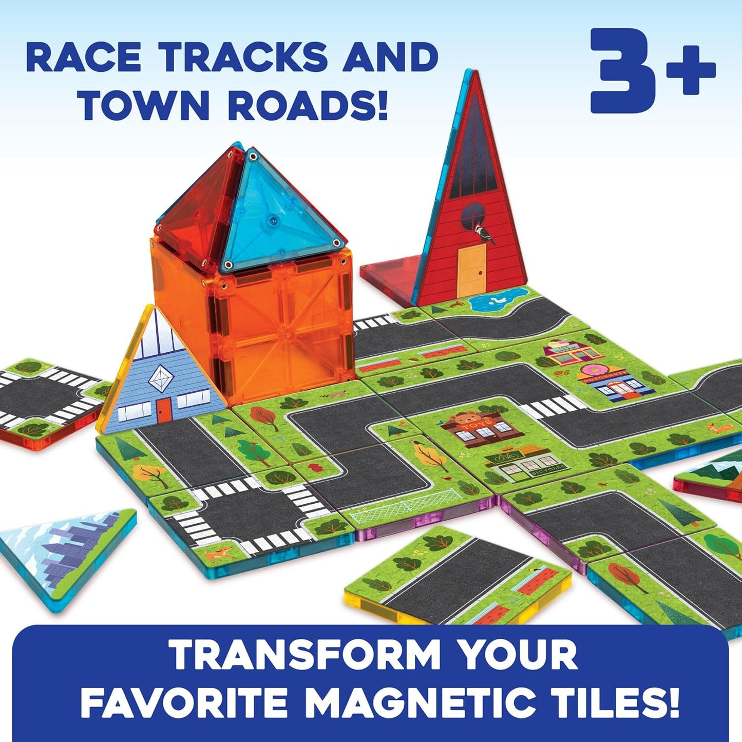 MindWare - Flip Formers: Roads Tile Toppers
