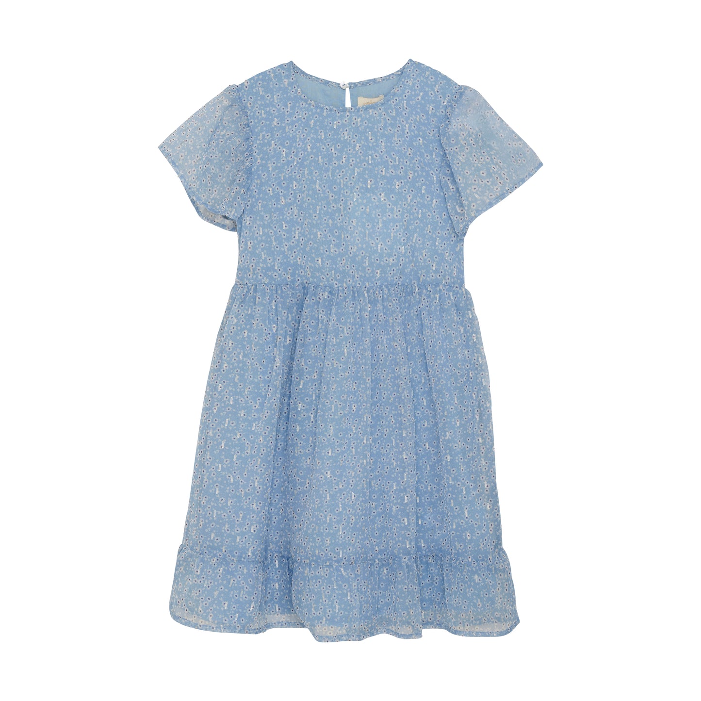 Creamie Dress Flower Lurex - 8Y