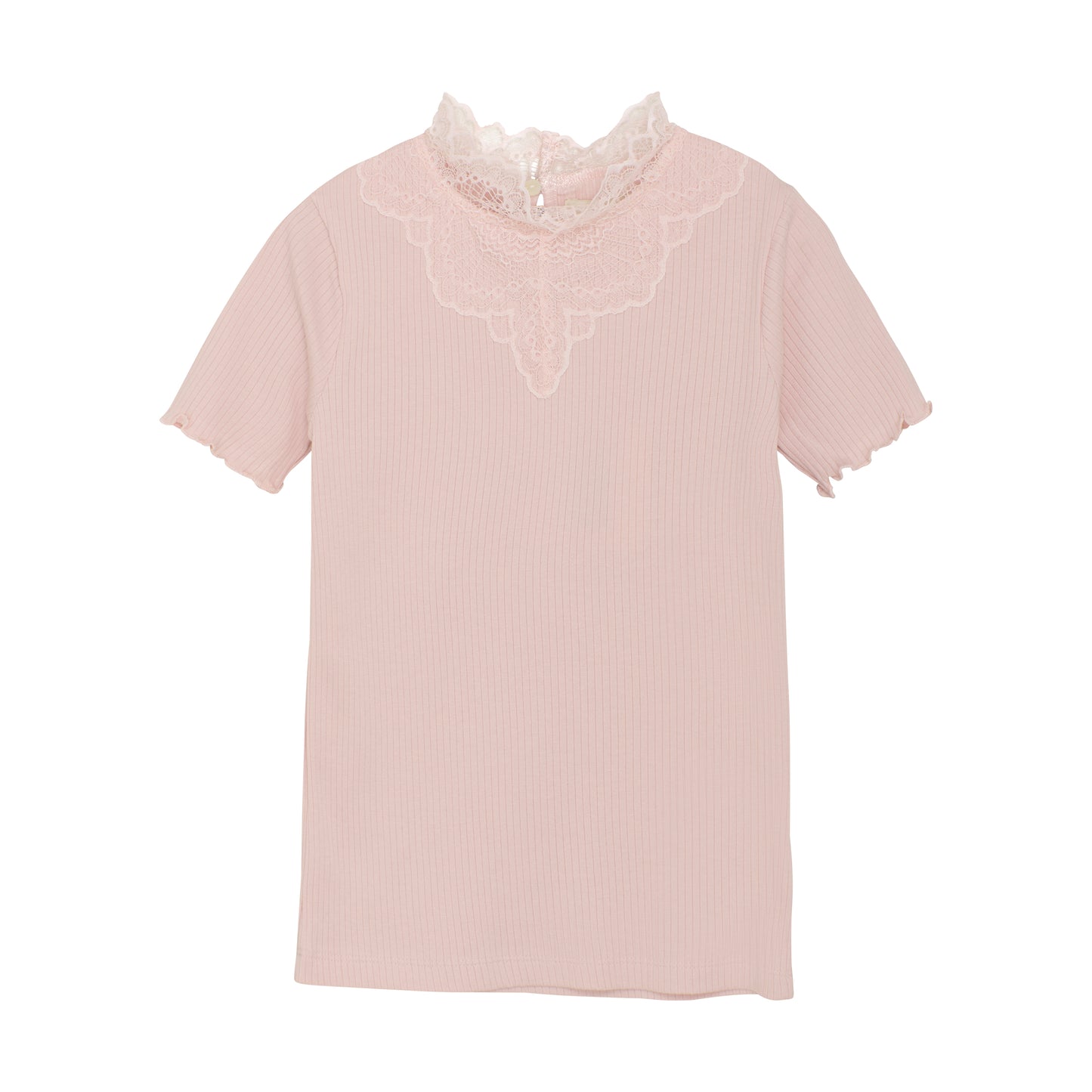 Creamie T-shirt SS Pink Lace 8Y