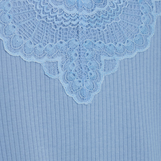 Creamie T-shirt SS Blue Lace - 8Y