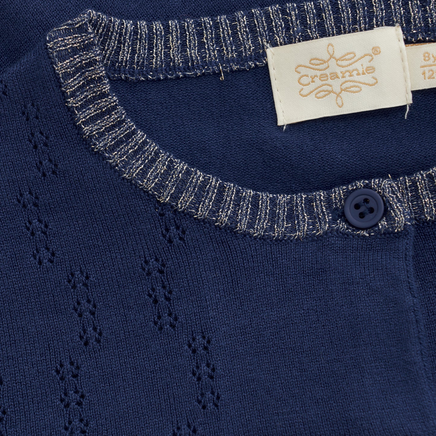 Creamie Cardigan Pointelle - 2Y