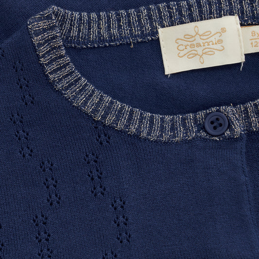 Creamie Cardigan Pointelle - 2Y