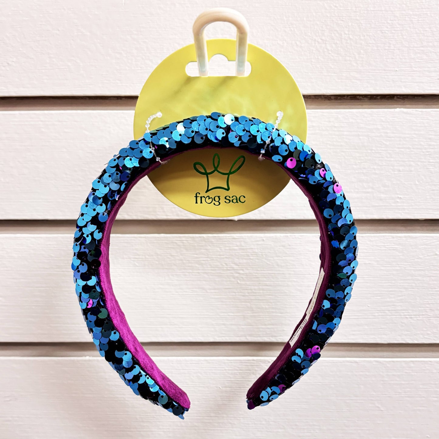 Frog Sac Reversible Sequin Headband, Kids Padded Hair Band