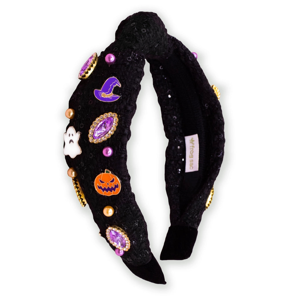 Frog Sac - Halloween Headband - Knotted Kids Girls Knot Headband