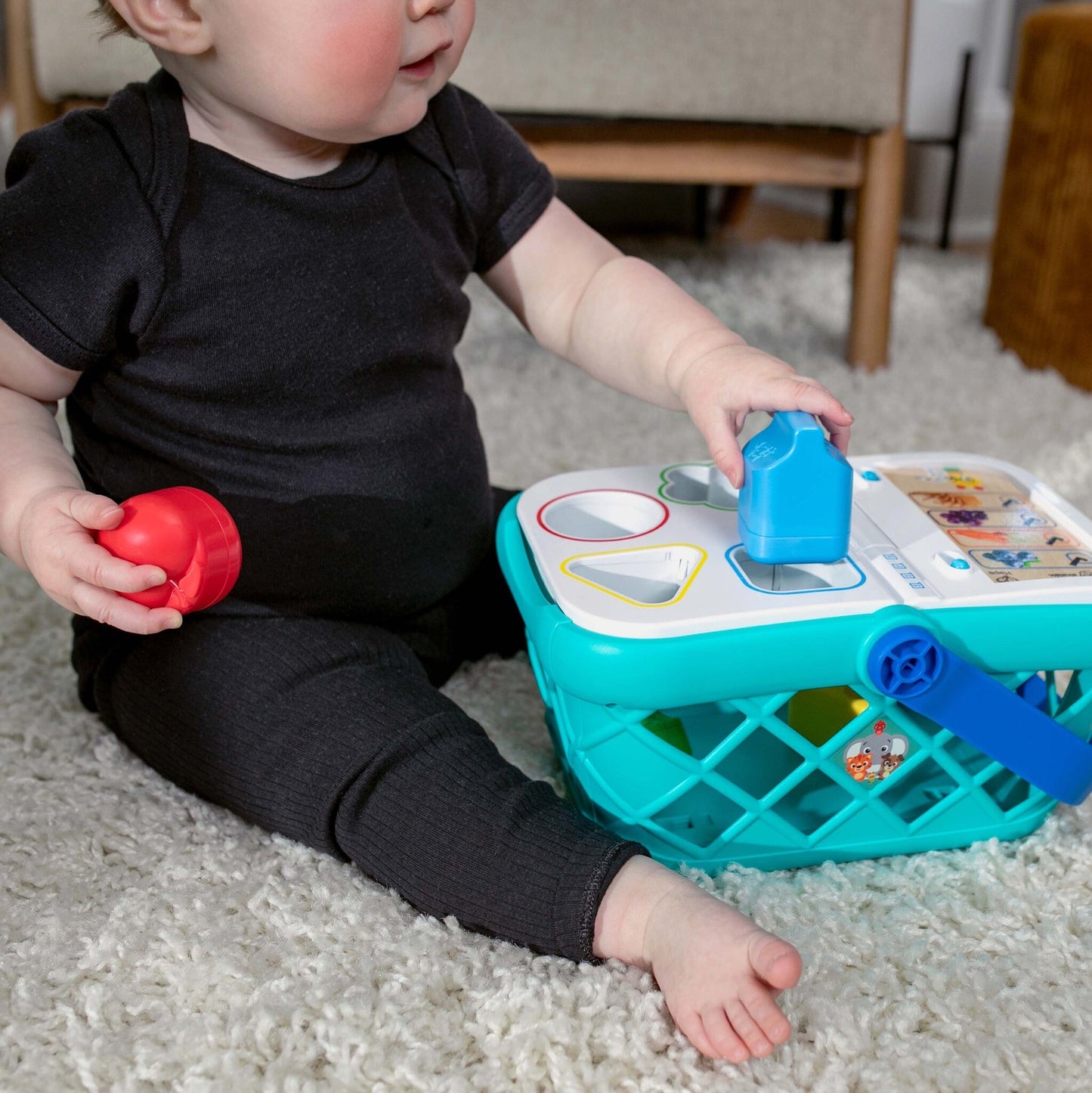 BABY EINSTEIN - HAPE Magic Touch Shopping Basket™ Pretend to Shop Toy