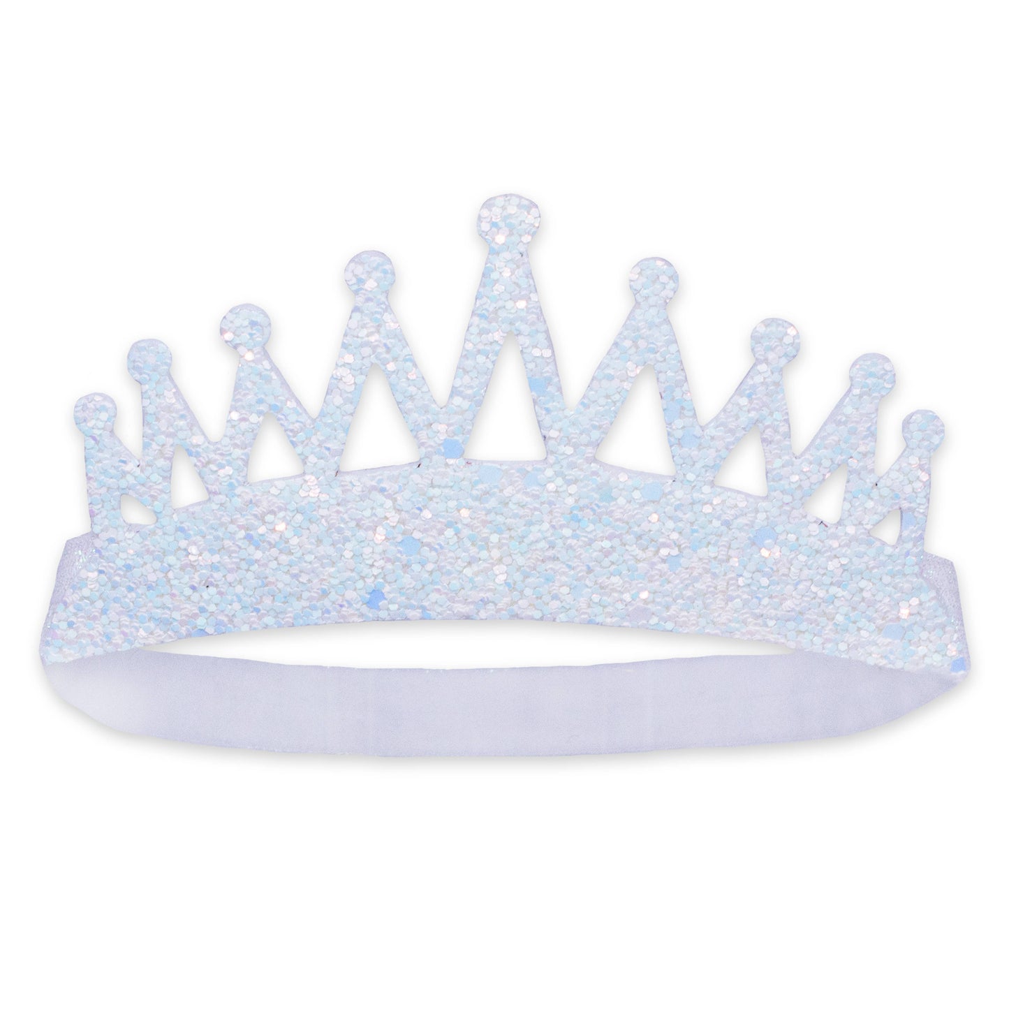 Frog Sac - Stretch Glitter Princess Tiara Headbands