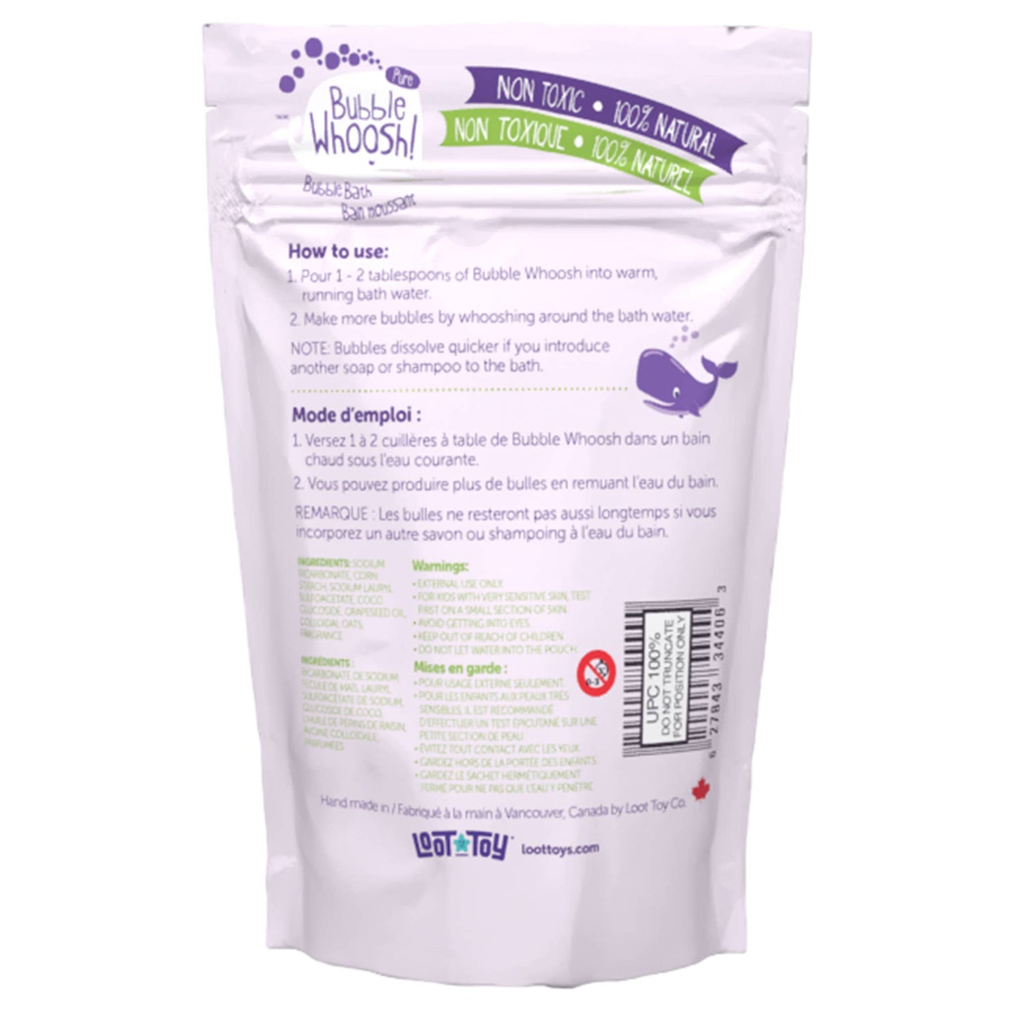 Loot Toy Company - Bubble Whoosh PURE: Berries