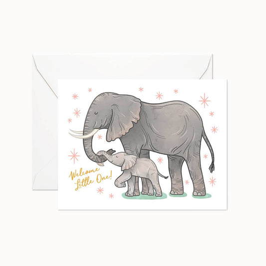 Linden Paper Co. - Welcome Little One | Greeting Card