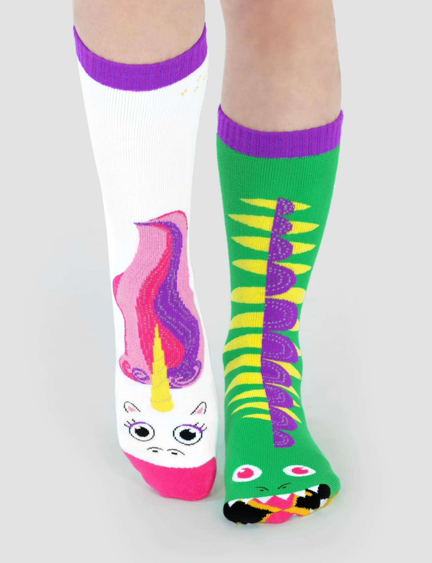 Pals Socks - Dragon & Unicorn Mismatched Adult Socks