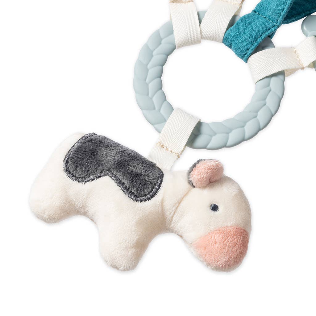 Itzy Ritzy - *NEW OPTION* Bitzy Busy Ring™ Teething Activity Toy: High Contrast