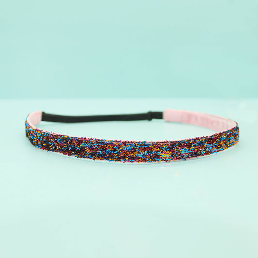 Frog Sac - Adjustable No Slip Thin Glitter Headband