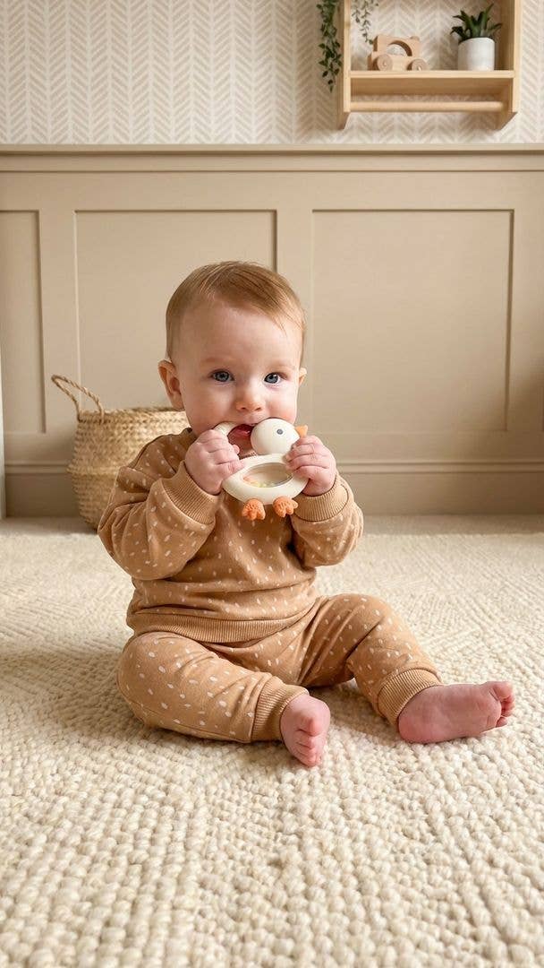 Itzy Ritzy - Bitzy Shake - Silicone Teether with Rattle