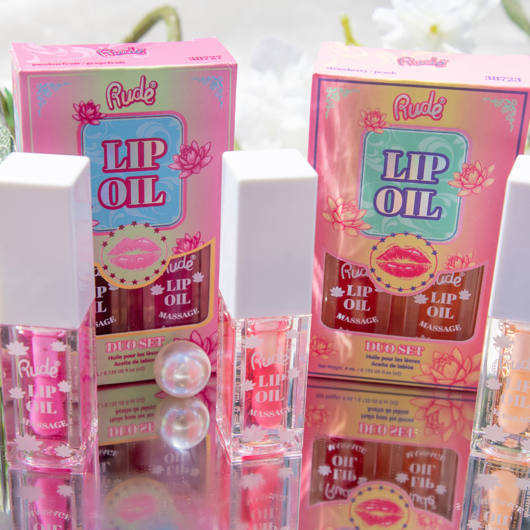 Rude Cosmetics - Lip Oil Massage Duo