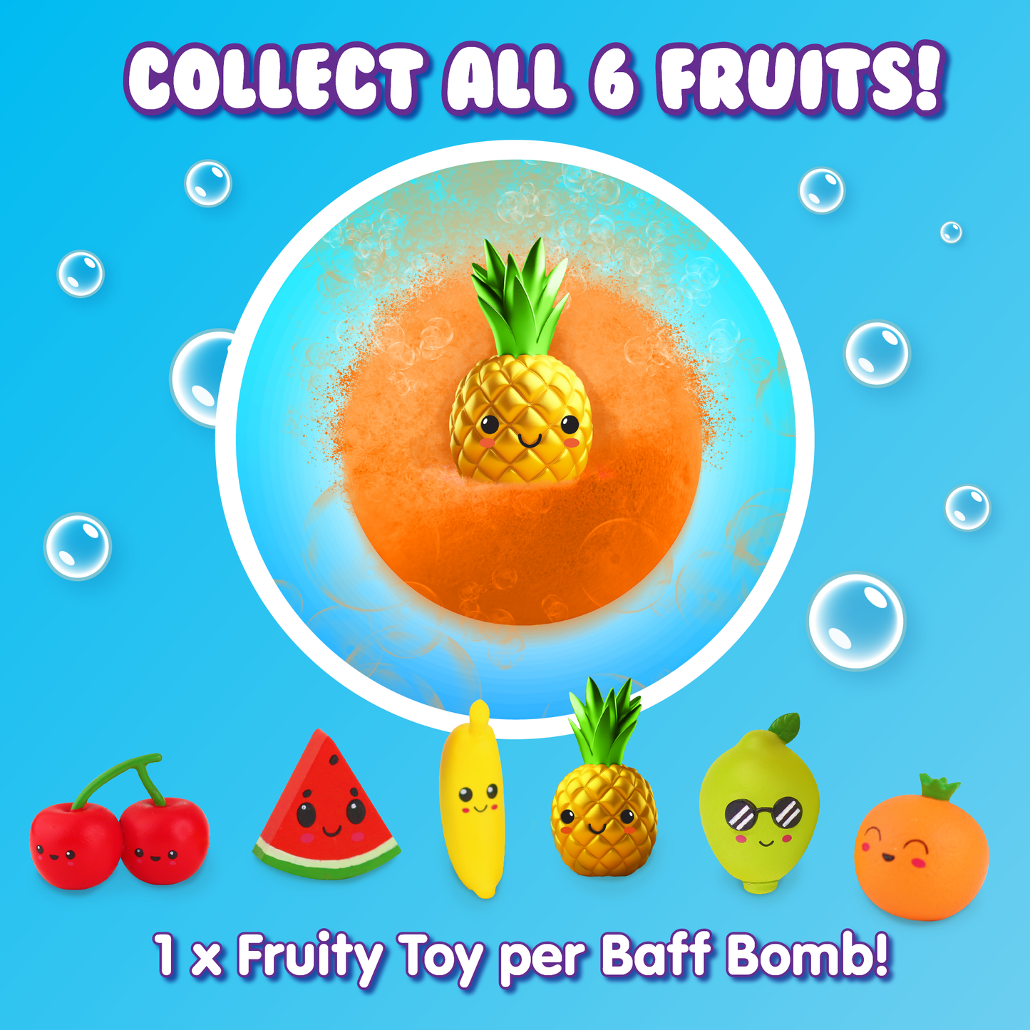 Zimpli Kids - Zimpli Baff Bombz Surprise Fruity Figure Large Bath Bomb