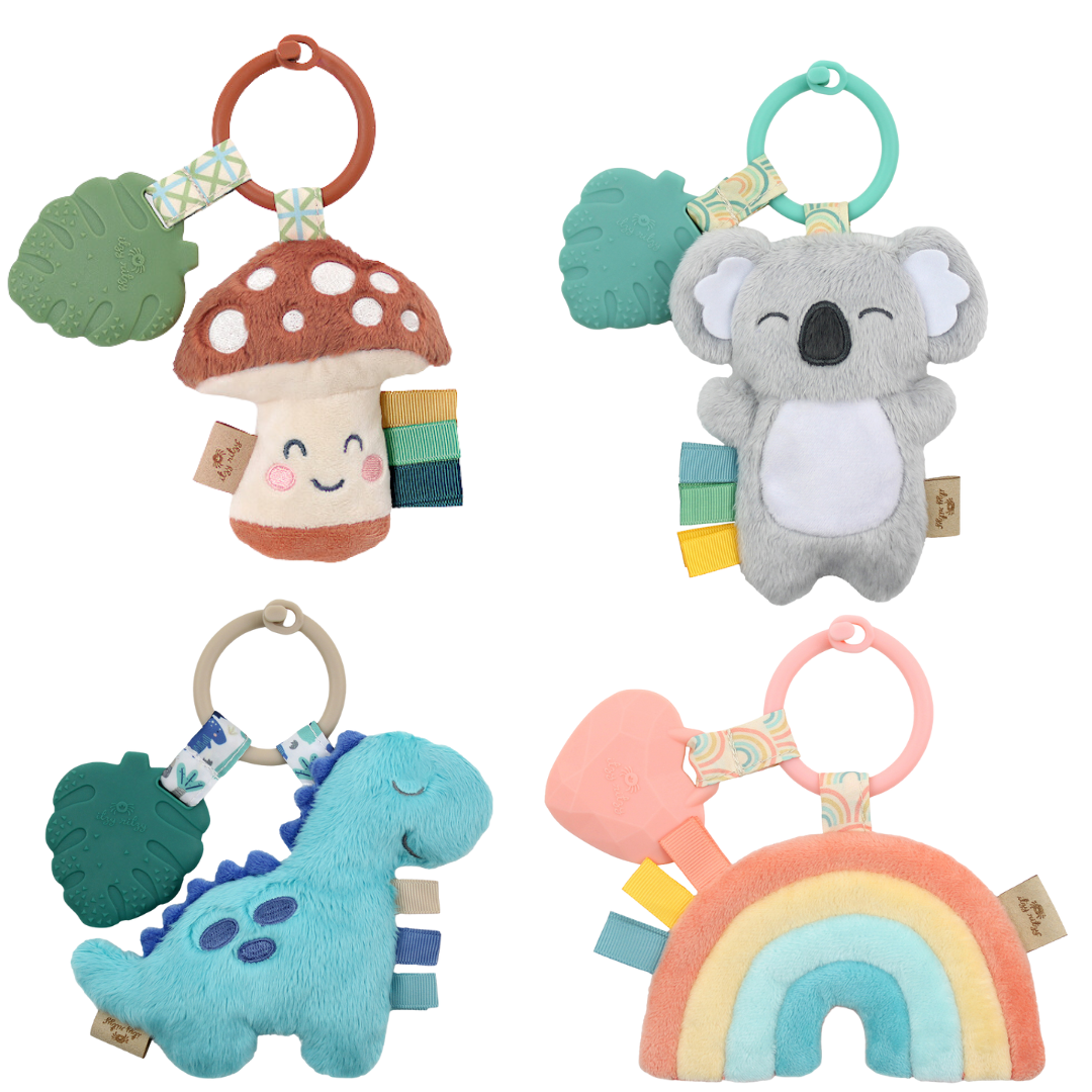 Itzy Ritzy - Itzy Pal™ Plush + Teether: Rainbow