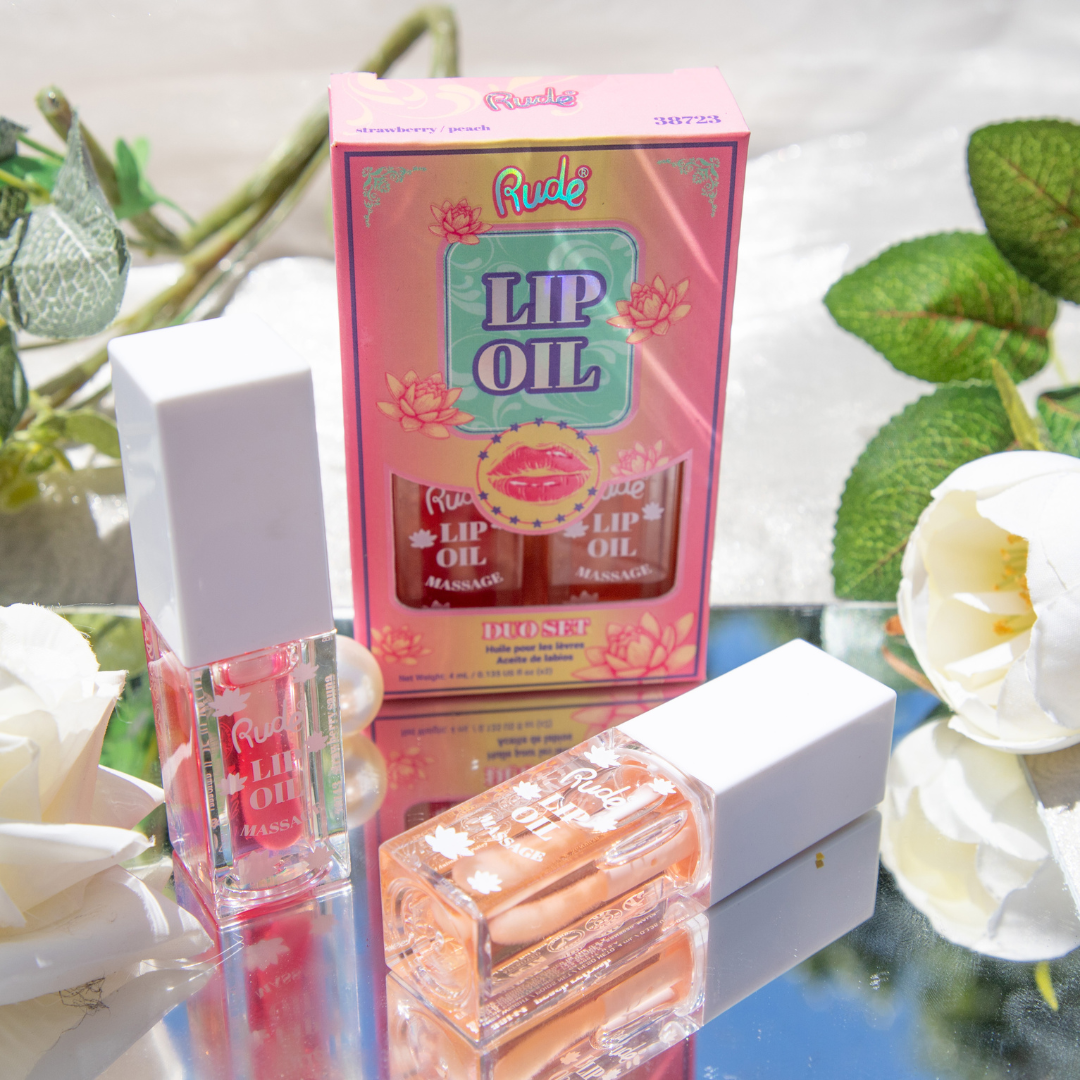 Rude Cosmetics - Lip Oil Massage Duo