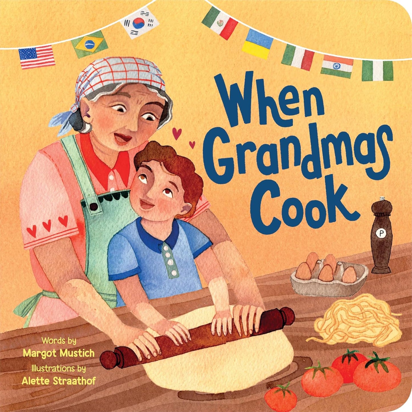 When Grandmas Cook Board Book