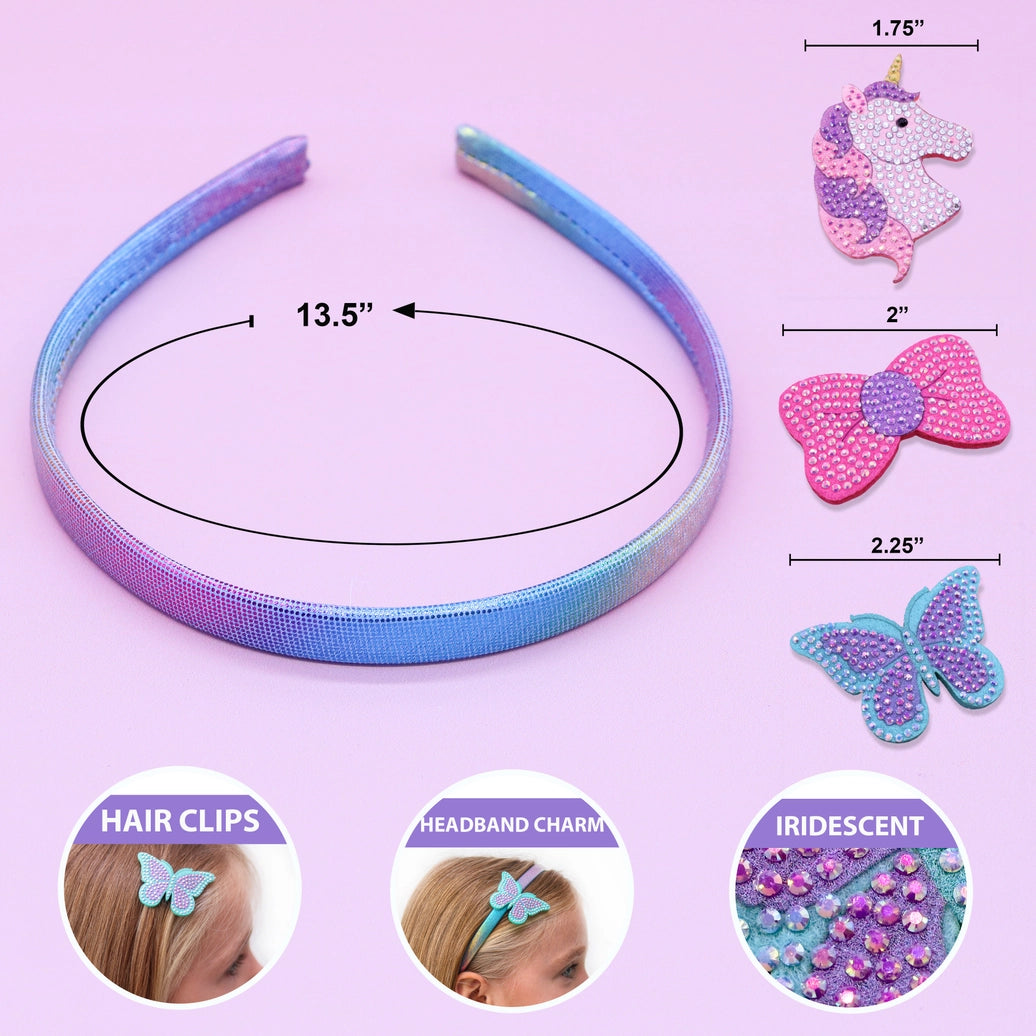 Frog Sac - Interchangeable Charm Headband & Hair Clips