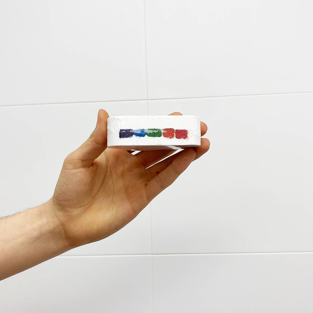 Zimpli Large Rainbow Special Effect Baff Bombz - Bath Toy