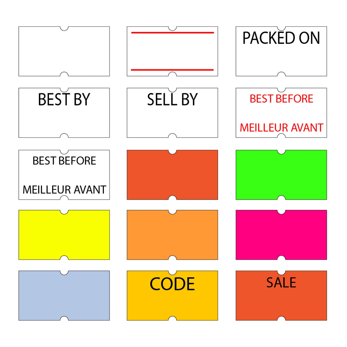 Suburban Sales - Motex 5500 Price Labels - Batch & Expiration Date Labelling
