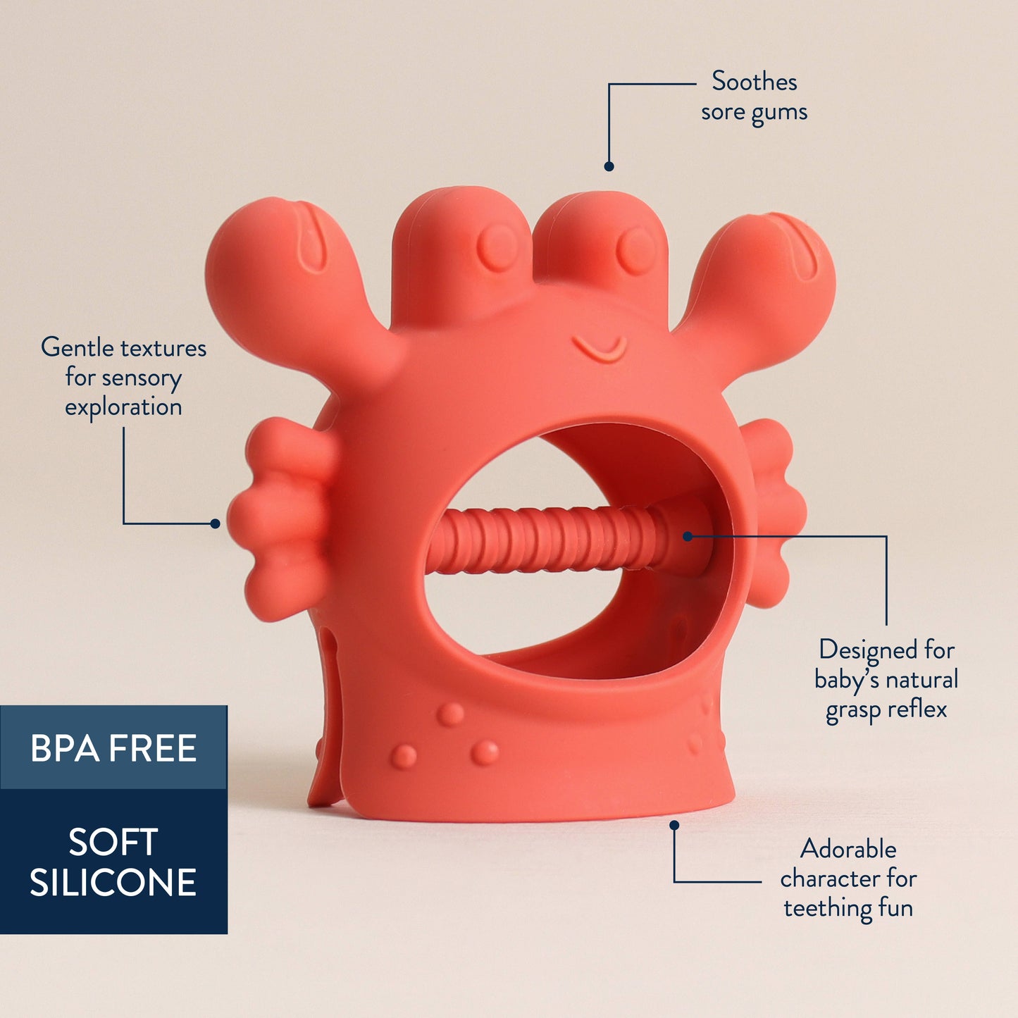 Itzy Ritzy - Bitzy Grip Silicone Teething Glove