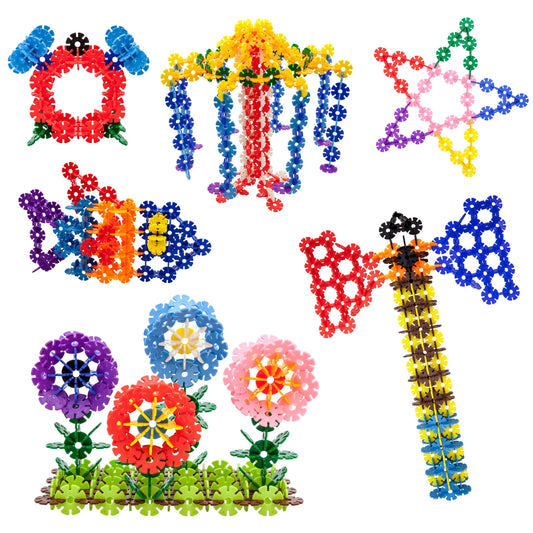 PicassoTiles 600pc Building Interlocking Chips