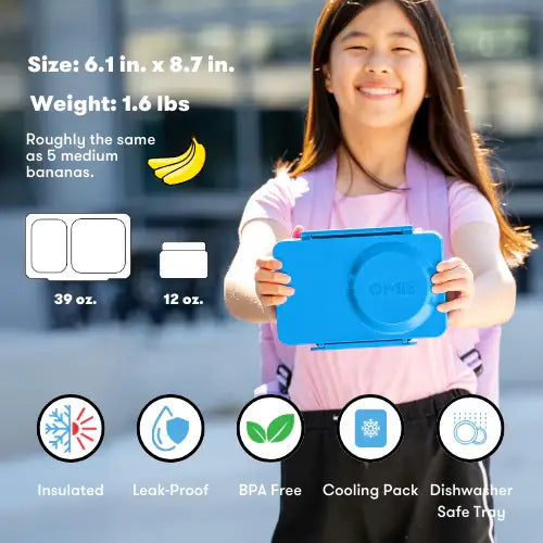 OmieLife - OmieBox UP Bento: Cosmic Blue