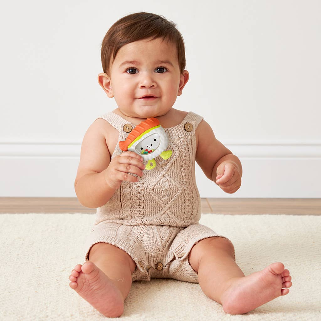 Itzy Ritzy - Sweetie Shake Plus™ - Teething + Rattle Toy: Sushi