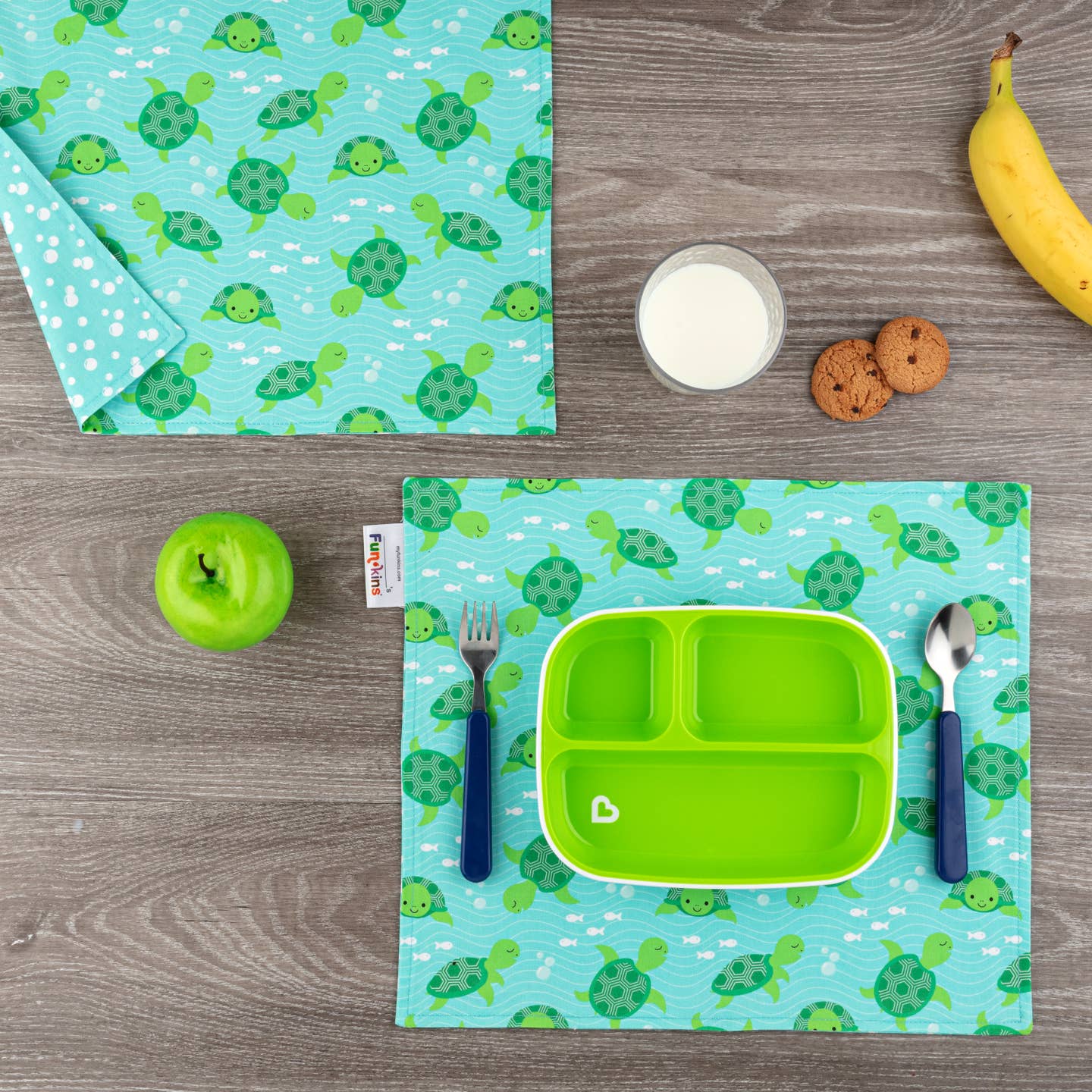 My Funkins - Placemats For Kids 2 pk - Sea Turtles