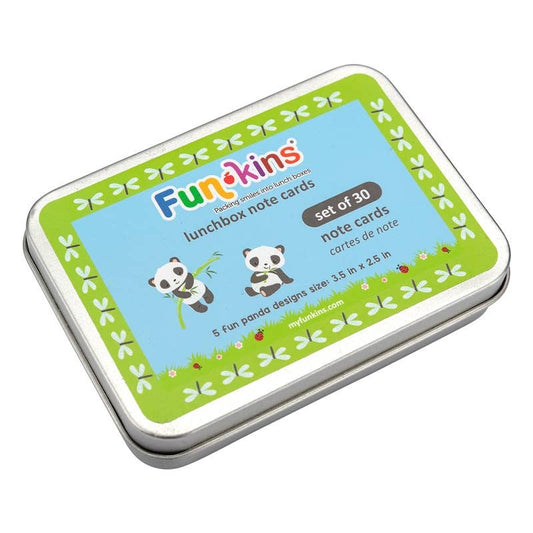 My Funkins - Lunchbox Note Cards for Kids - Pandas