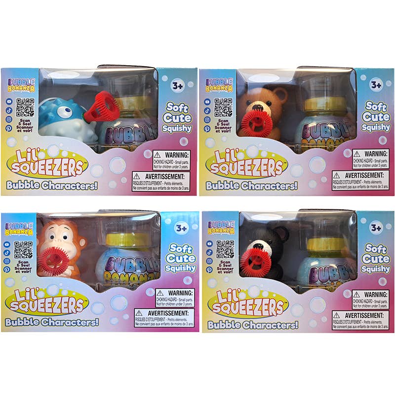 Wishbone Products - Animal Bubble Blower Toys for Kids