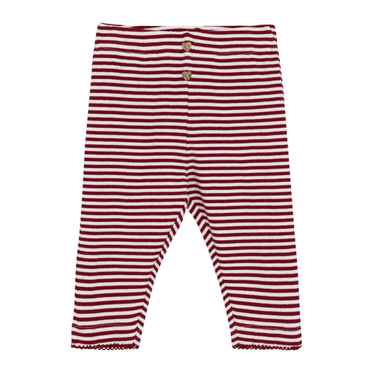 Minymo - Striped Rib Legging - 3M