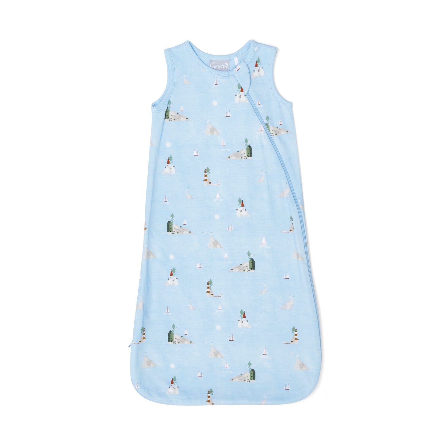 Coccoli Modal Sleepsack 1.5 tog - Sea on Sky Blue