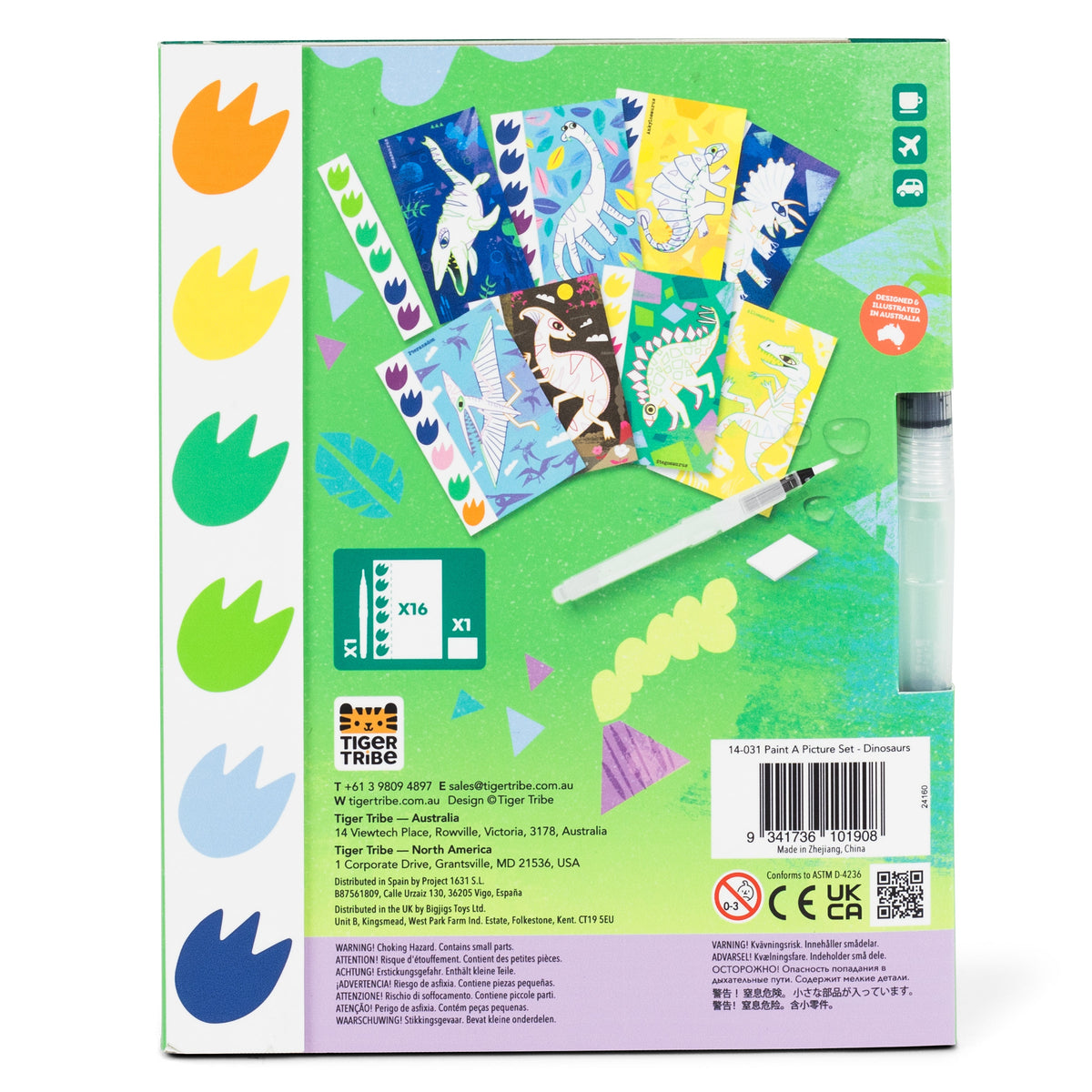 Tiger Tribe Paint a Picture Set Dinosaurs