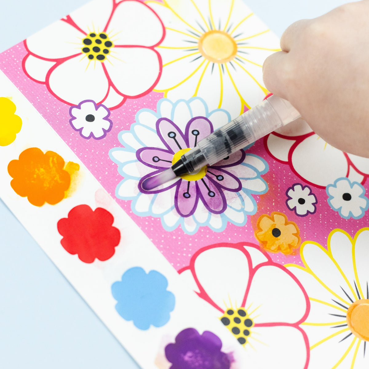 Tiger Tribe Paint a Picture Set Butterflies and Flowers